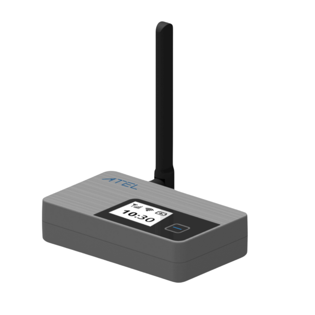 ATEL Axis V810A - Base LTE Router - new extended 2500 mAh battery, antenna, LCD screen